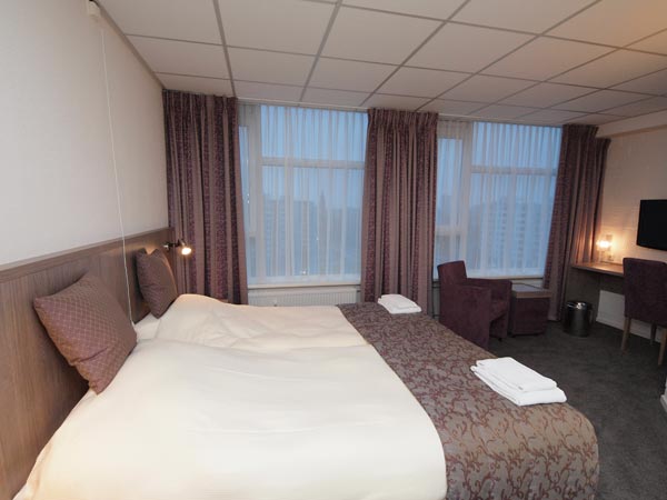 De gerenoveerde kamers van het Eurohotel in Leeuwarden.