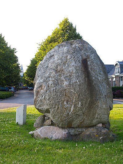 Zwerfkei in Oudemirdum.