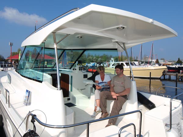 Meer Italiaans dan Pools deze Delphia Escape 1050 Pilot House van De Hoek.