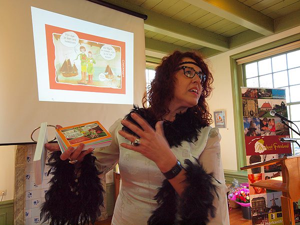 Pyke Kroes werkt altijd samen met de Grouster illustratrice Vera Damhuis.
