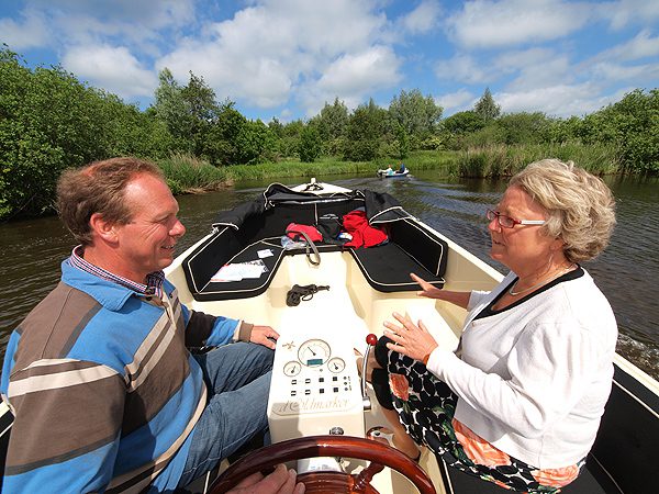 Ook Elfstedenroute: dwars door de moerassen van Mid Friesland.
