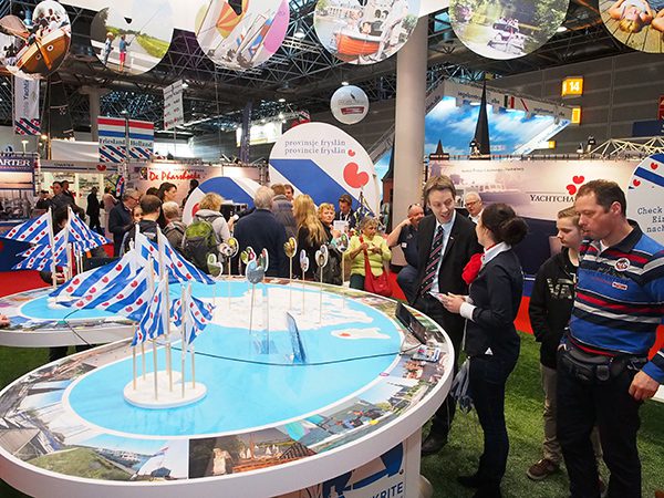 Het Friesland-plein is dé attractie in hal 14.
