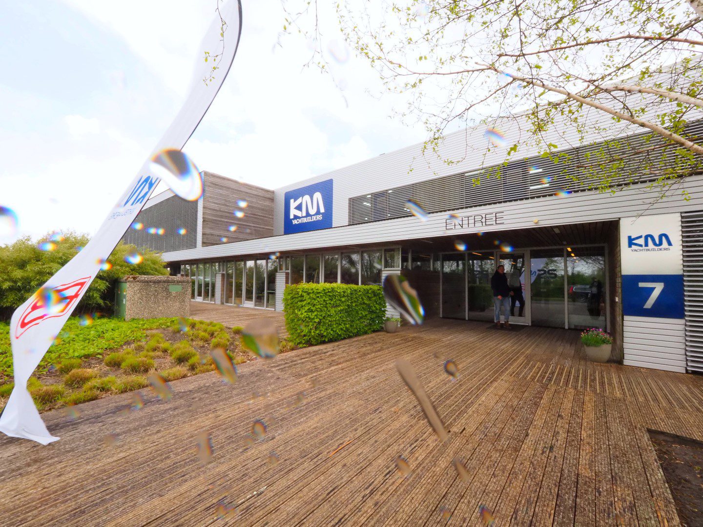Kantoor en werf KM Yachtbuilders